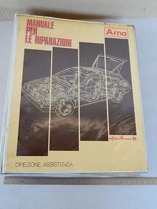 MANUALE OFFICINA ORIGINALE ALFA ROMEO ARNA - Foto 1 di 1