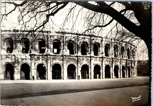 Real Photo Roman Arena, Nimes, France RPPC Postcard - Picture 1 of 2