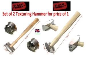 Texturing Hammer Wooden Handle BLACK FRIDAY DEAL Two for ONE - Picture 1 of 7