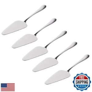 YTYKINOY Pack of 5 Stainless Steel Pie Pizza Cake Pastry Server 8.9inch Pie P - Picture 1 of 5