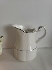 Sterling Colonial by J & G Meakin -  Creamer - With Silver Trim - Hard To Find