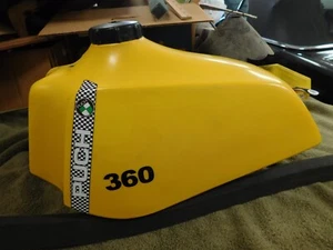 PUCH 1980's 125 250 380 400 fuel gas petrol TANK Vintage MX MotoCross ORIGINAL - Bild 1 von 11