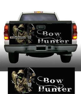 Grim reaper bow hunter truck tailgate vinyl graphic decal wraps - Picture 1 of 1