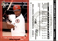 Yorjanys Chourio 2001 Grandstand Billings Mustangs #NNO Card *AutographDen*
