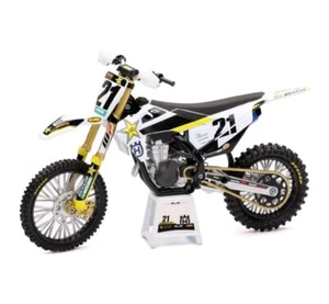 ROCKSTAR HUSQVARNA TEAM BIKE FC450 1/12 scale DIECAST CAR NEW RAY 58233 - Picture 1 of 1