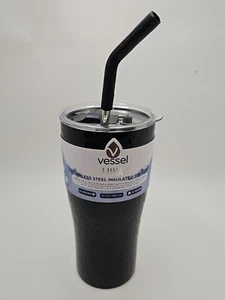 Nave Luna - Tumbler isolato in acciaio inox 30 once - nero leopardato - Foto 1 di 11