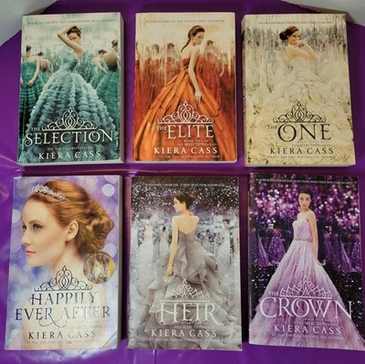 The Selection Series Complete Set 6 Books Kiera Cass Trade Paperback 2012-2016 Foto 1 de 4