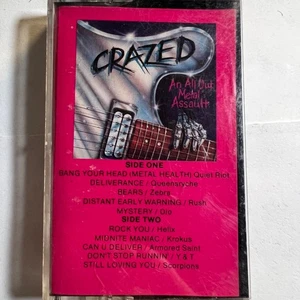 Crazed – An All Out Metal Assault Cassette 1985 JCI JCT-1111 Quiet Riot Dio Rush - Picture 1 of 2