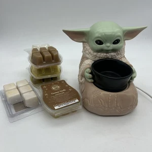 Scentsy The Child Baby Yoda Grogu Wax Warmer Mandalorian Star Wars With Bars Au - Picture 1 of 17