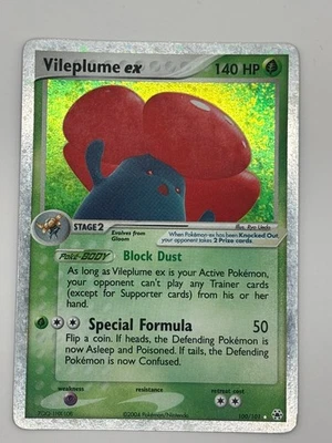 Vileplume EX 100/101 - 2004 Hidden Legends Holo - Ultra Rare Pokemon TCG Card HP - Image 1 of 2