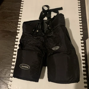 Pantalones de portero de hockey sobre hielo Vaughn Velocity talla mediana 3700 para personas mayores - Imagen 1 de 7