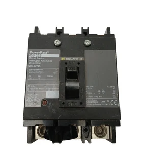 Square D PowerPact QB225 Circuit Breaker 225A 3-Pole 240V QBL32225 Type Q2L - Picture 1 of 10