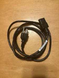 Cable de alimentación macho de CA monitor PC computadora 6 pies fuente de alimentación de 3 clavijas - Imagen 1 de 3