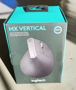 Logitech MX Vertical Advanced Ergonomic Wireless Mouse Tested Works Perfectly - Picture 1 of 4