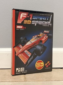 MSX2 F1 Spirit 3D Special, CIB, Excellent Condition, Tested, USA Seller