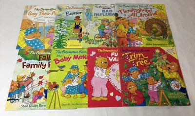 Lot of 8 Berenstain Bears Series Books by Stan Jan Berenstain - 2000s 2010s - Image 1 of 4