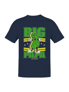 Officially Licensed Van Holten Pickles Cheerful Character Design Men's T-shirt - Picture 1 of 6