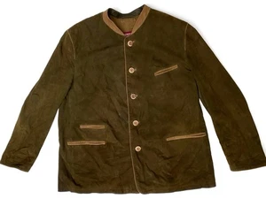 Schneiders Salzburg Mens Brown Goat Skin Suede Jacket Austrian 50" Chest - Picture 1 of 24