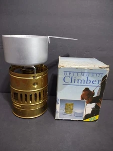 Vtg SVEA Optimus 123 Climber Brass Stove w/ Box Mountain Climbing Camp Backpack - Picture 1 of 13