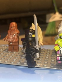 LEGO Ninjago Cole Minifigure The Golden Weapons Black Ninja 2112 2516 2263 new