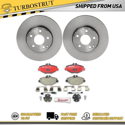Brembo Front Brake Rotors Pads Kit For 2003-2009 Mercedes-Benz E320 - Image 1 of 4