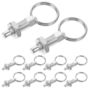 10 Pcs Self-locking Pin Zipper Plunger Latch Spring Plungers Pull High Quality ^ - Imagen 1 de 3