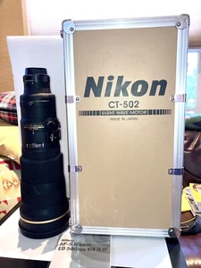 Near Mint Nikon AF-S Nikkor 500mm f4.0 D ED Lens with Hood & Case. - Picture 1 of 12