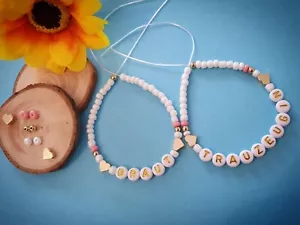 Perlen Armkette , Armband Zur Hochzeit - Braut, Trauzeugin. Handmade - Bild 1 von 1