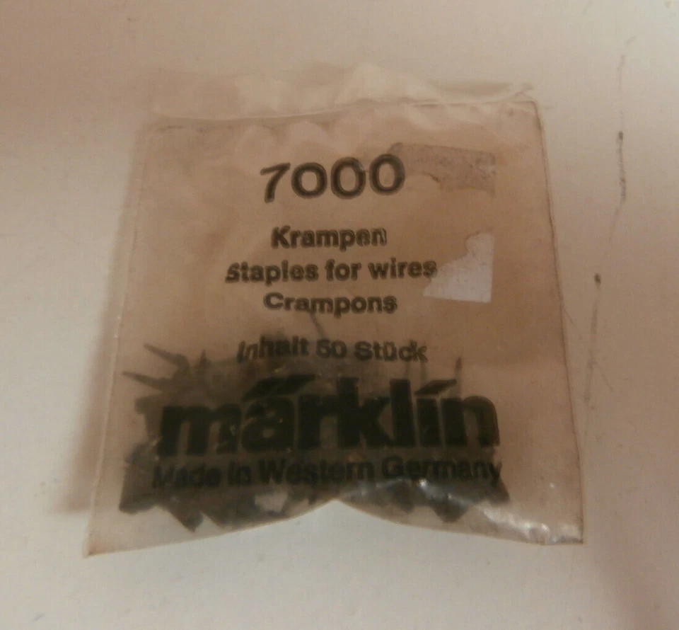 MARKLIN POCHETTE 50 CRAMPONS REF. 7000 - Photo 1/1