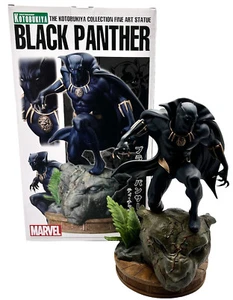 Kotobukiya Black Panther Fine Art Statue Marvel Sideshow Tchalla Minor Damage - Picture 1 of 22