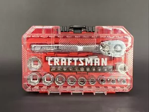 Craftsman 1/4" drive SAE 6 point Mechanic's tool set 24 pcs. Open Free Ship G3 - Picture 1 of 13