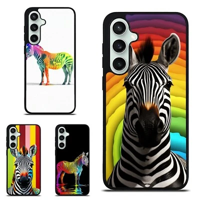 rainbow simple stripes zebra Phone Case For Samsung 06 05s 03s a14 a15 - Image 1 of 4