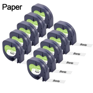 10x Kompatibel Dymo Letra Tag Band 91220 12mm für Dymo Letratag LT-100H QX50 XR - Bild 1 von 8