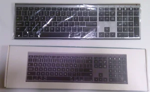 Teclado inalámbrico Bluetooth Jelly Comb (gris espacial) MLH-US dispositivo tamaño completo 3 - Imagen 1 de 8