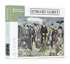 UNTITLED 1965 by EDWARD GOREY POMEGRANATE PUZZLE Goth Fashion Macabre 1000 piece - Picture 1 of 3
