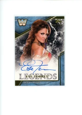 2017 Topps Legends of WWE Eve Torres #LA-ET Autograph Auto 96/199 - Image 1 of 2