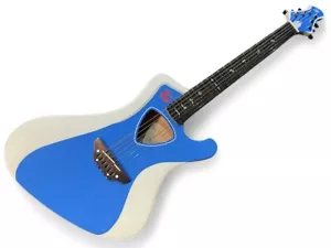 GRASS ROOTS G-STREAM-Miku G-AC-Miku SNOW MIKU Edition Acoustic Guitar w/Bag JPN - Picture 1 of 8