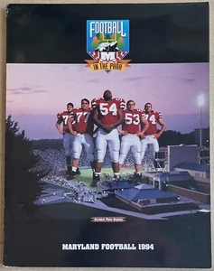 1994 Maryland Terrapins NCAA Football Media Guide - Picture 1 of 1