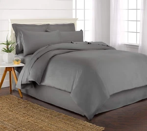 King Duvet Cover by , 3 Piece Set, Genuine 100% Organic Viscose Derived from Bam - Picture 1 of 1