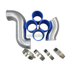 CXRacing 2.75" Stock Intercooler Piping Tube Kit For Mazda RX7 RX-7 FD FD3S Blue