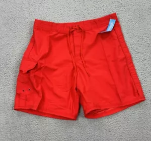Maui Rippers Board Shorts Size 36 Red Trunks Drawstring Surf Beach Hawaii Swim - Picture 1 of 9