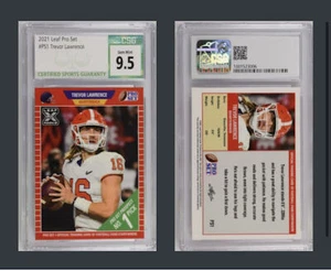 2021 Leaf Pro Set Draft Day #PS1 Trevor Lawrence Clemson Tigers XRC RC CSG 9.5 - Picture 1 of 1