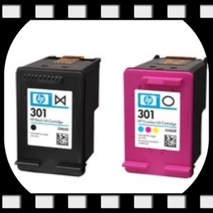 CARTUCCE ORIGINALI RIGENERATE  HP 301 BK + HP 301 COLORE - Foto 1 di 1