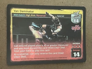 Van Daminator - Rob Van Dam - WWF/WWE Raw Deal CCG - Mania Ultra Rare - Picture 1 of 1