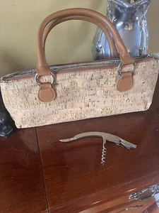 Wine Clutch Insulated Thermal Lined Wine & Walter Syle Corkscew By Prime Wear - Picture 1 of 5