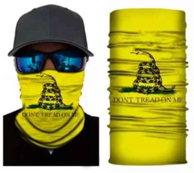 Маска для лица с галтовщиком для шеи рыболовные солнцезащитные головные уборы защита от не наступайте на меня змея - Изображение 1 из 4