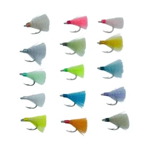 Teasers Pompano teñidos de nailon premium #2 gancho de níquel de 2 paquetes a 25 paquetes - Imagen 1 de 16
