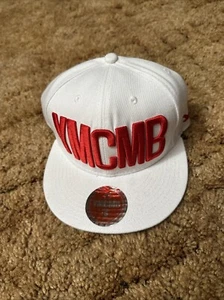 Cappello Berretto Snapback YMCMB Bianco Young Money Cash Money Billionaires Taglia Unica - Foto 1 di 2