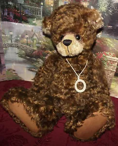 OOAK Beautiful Mohair Artist Bear "Shades" from Endearments by Ethel Hughes 17" - Picture 1 of 7