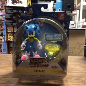 Figura de acción de Sonic The Hedgehog Sonic 30th Anniversary 4" 2021 Nueva envío gratis - Imagen 1 de 4